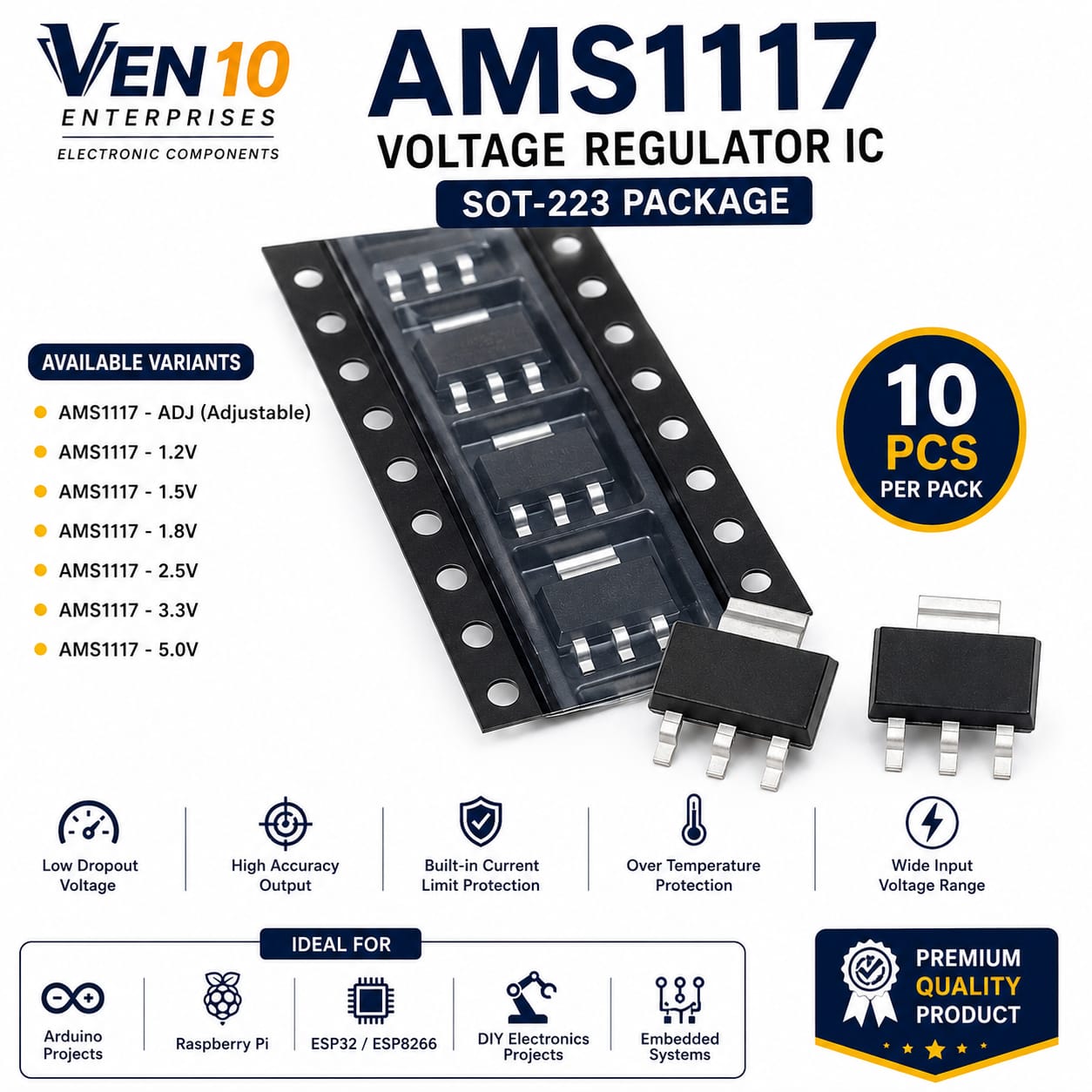 AMS1117 Voltage Regulator IC