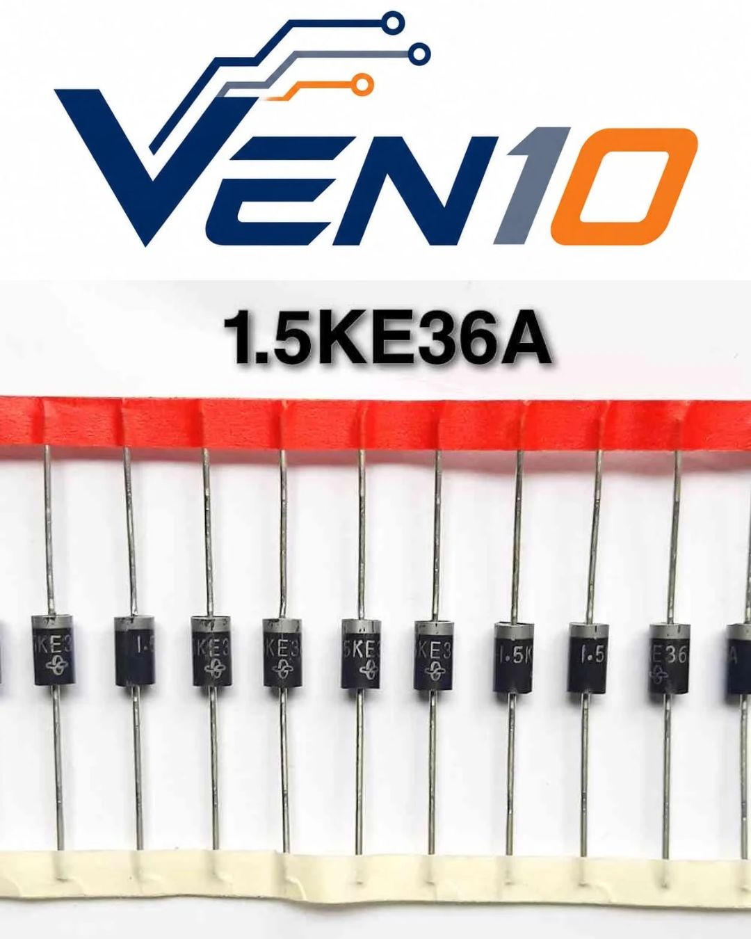 1.5KE36A TVS Diode (1500W 36V Transient Voltage Suppressor)