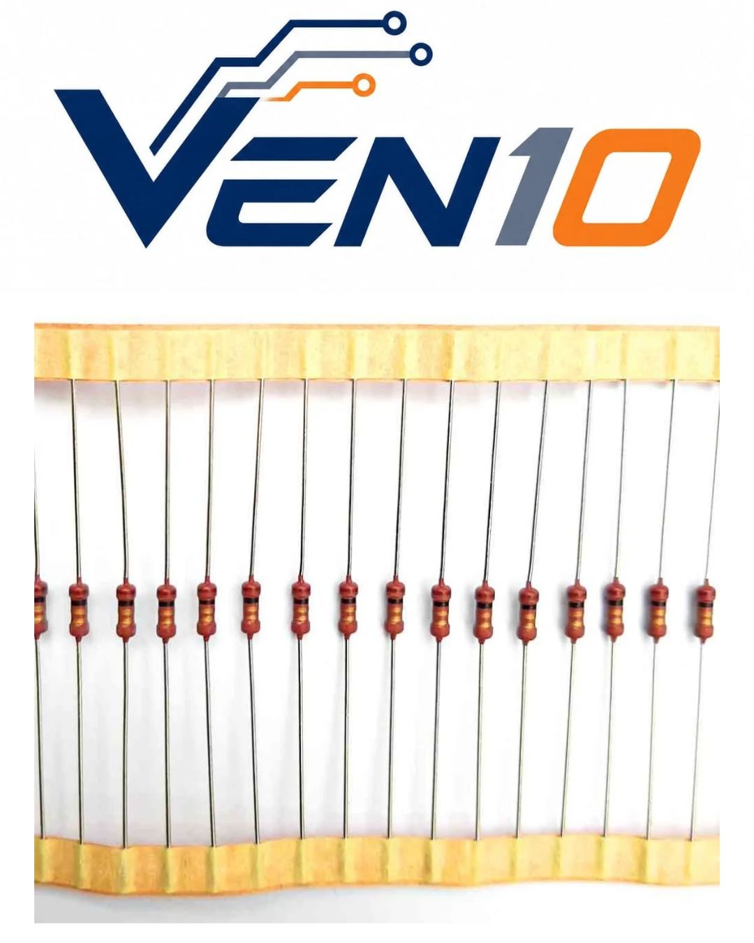 1 Ohm (1E) SFR25H Metal Film Resistor (0.5W / 0.4W ±5% THT)